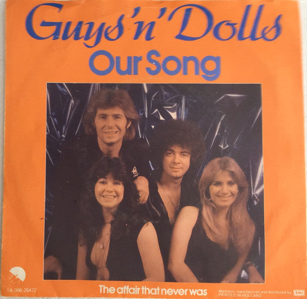 Guys 'n Dolls : Our Song (7", Single)