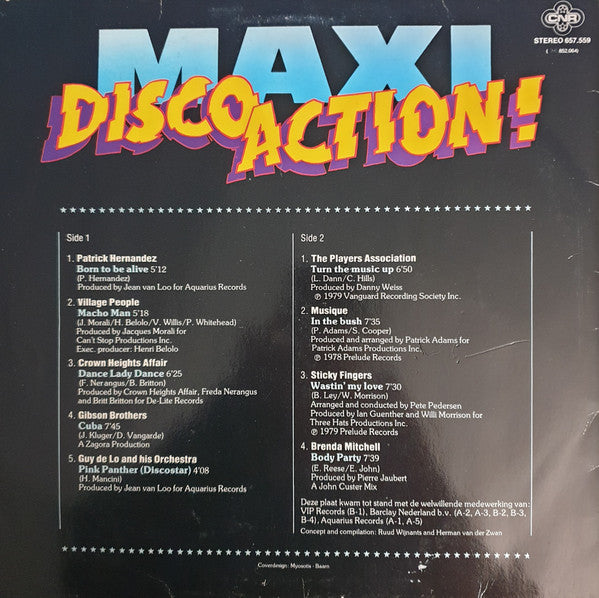 Various : Maxi Disco Action ! (LP, Comp)