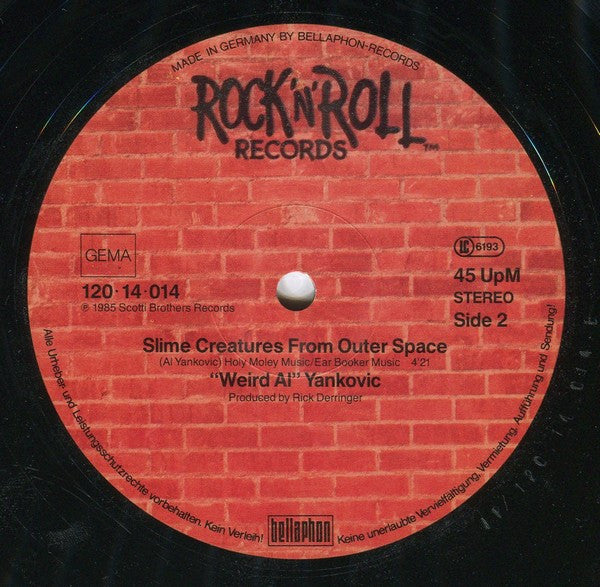 "Weird Al" Yankovic : Like A Surgeon (12", Maxi)