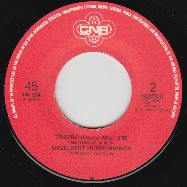 Engelbert Humperdinck : Torero (7", Single)