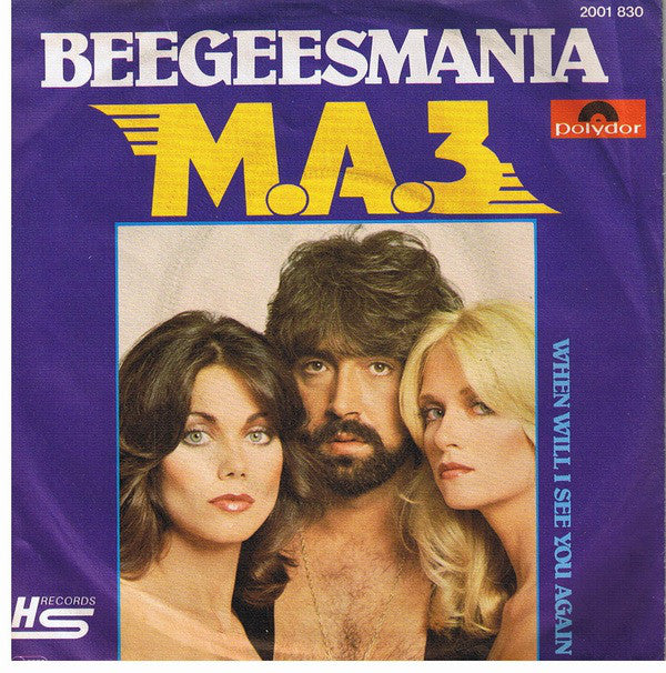 M.A.3 : Beegeesmania (7", Single, Lar)