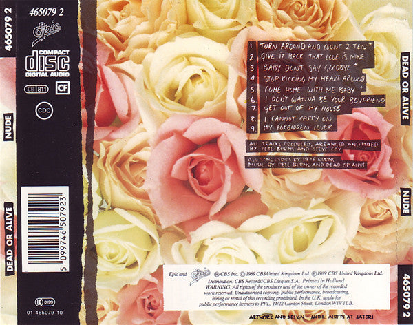 Dead Or Alive : Nude (CD, Album)