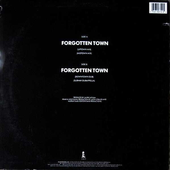 The Christians : Forgotten Town (12", Single)