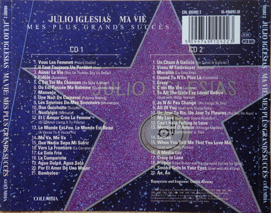 Julio Iglesias : Ma Vie - Mes Plus Grand Succes (2xCD, Comp)