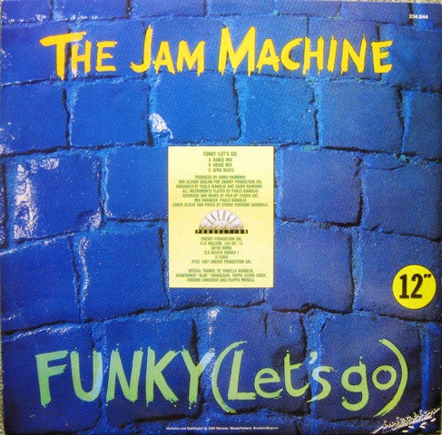 The Jam Machine : Funky (Let's Go) (12")