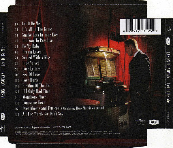 Jason Donovan : Let It Be Me (CD, Album)