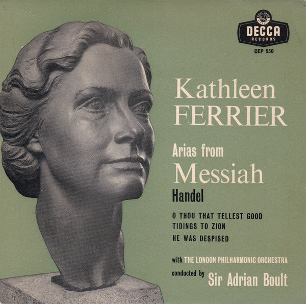 Kathleen Ferrier : Arias From Messiah (7",  Pu)