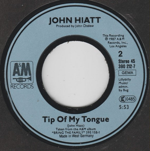 John Hiatt : Thank You Girl (7", Single)