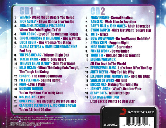 Various : Back To The 80's (100% Original Hits!) (2xCD, Comp)