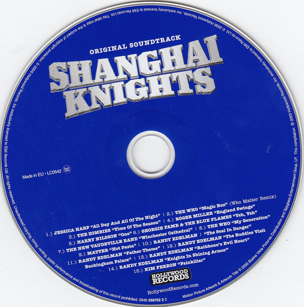 Various : Shanghai Knights - Original Soundtrack (CD, Comp)