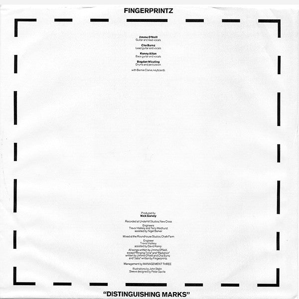 Fingerprintz (2) : Distinguishing Marks (LP, Album, Spe)