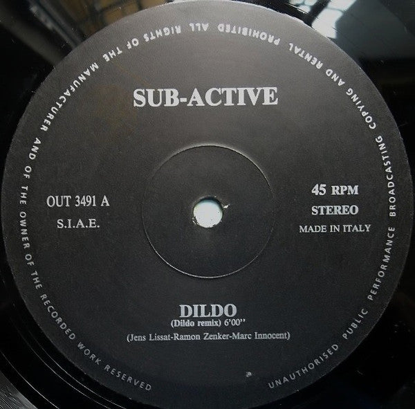 Sub-Active : Dildo (Remix) (12")