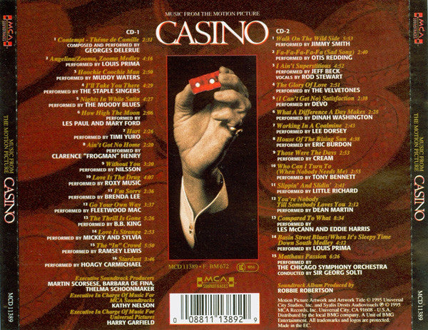 Various : Casino (Music From The Motion Picture) (2xCD, Comp)