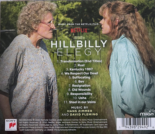 Hans Zimmer And Dave Fleming (2) : Hillbilly Elegy (Music From The Netflix Film) (CD, Album)