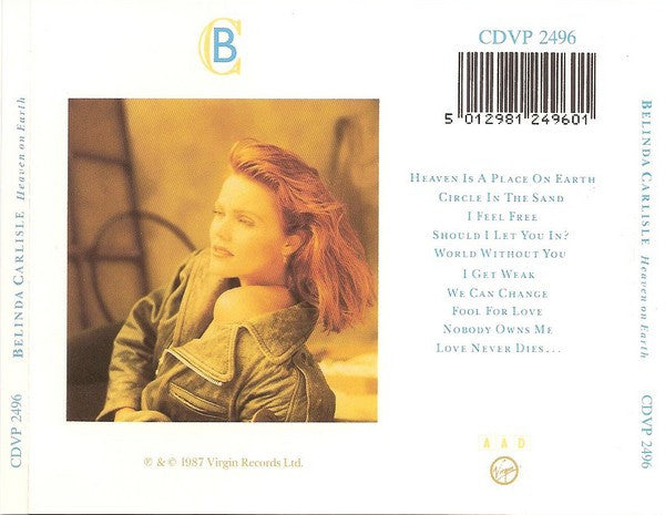 Belinda Carlisle : Heaven On Earth (CD, Album, Ltd, Pic)