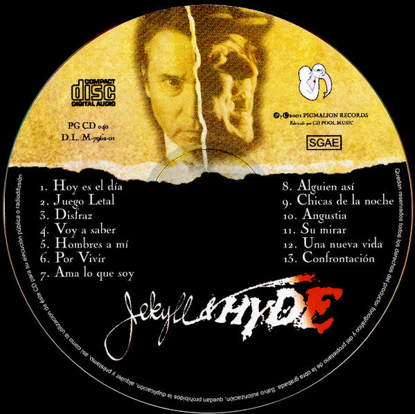 Raphael (2) : Jekyll & Hyde (Highlights Del Musical Original En Castellano) (CD, Album)