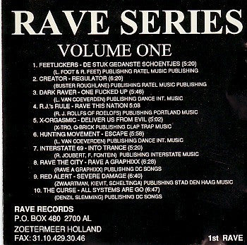 Various : Rave Series Volume One (CD, Comp)
