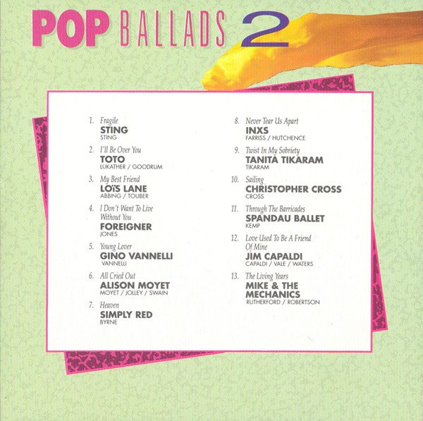 Various : Pop Ballads Volume 2 (CD, Comp)