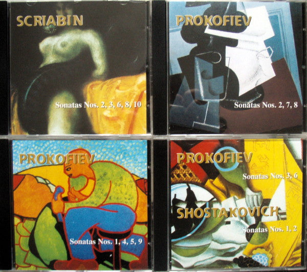 Sergei Prokofiev / Alexander Scriabin / Dmitri Shostakovich - Håkon Austbø, Murray McLachlan, Colin Stone : Complete Piano Sonatas (5xCD, Comp + Box)