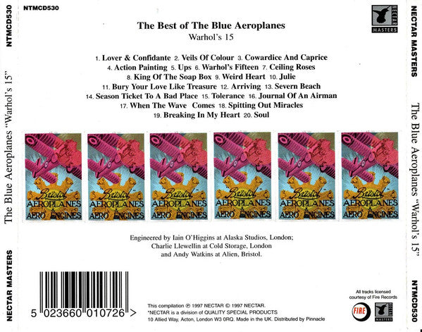 The Blue Aeroplanes : Warhol's 15 (The Best Of The Blue Aeroplanes: 1985-1988) (CD, Comp)