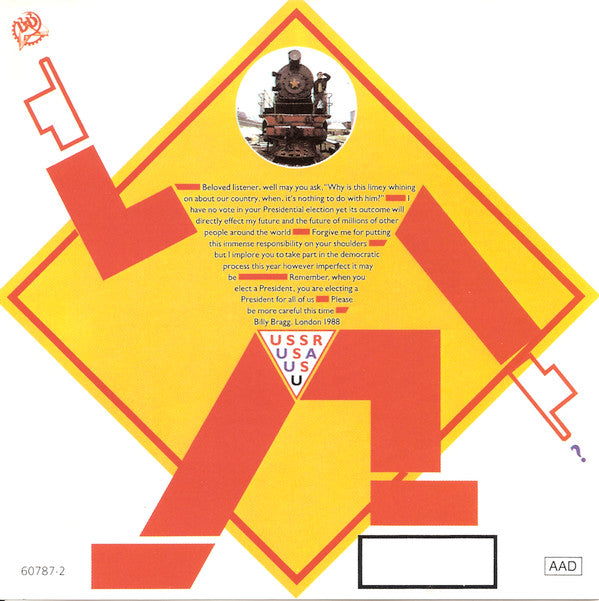 Billy Bragg : Help Save The Youth Of America EP: Live And Dubious (CD, EP)