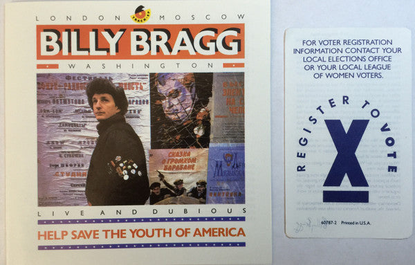Billy Bragg : Help Save The Youth Of America EP: Live And Dubious (CD, EP)
