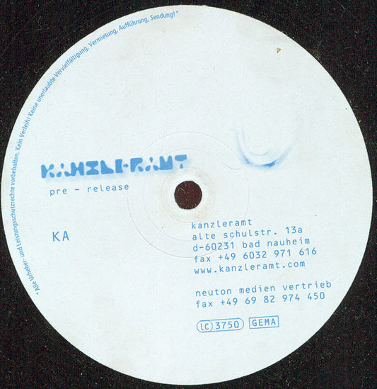 Various : Kanzleramt Five (2x12", Comp, Promo)