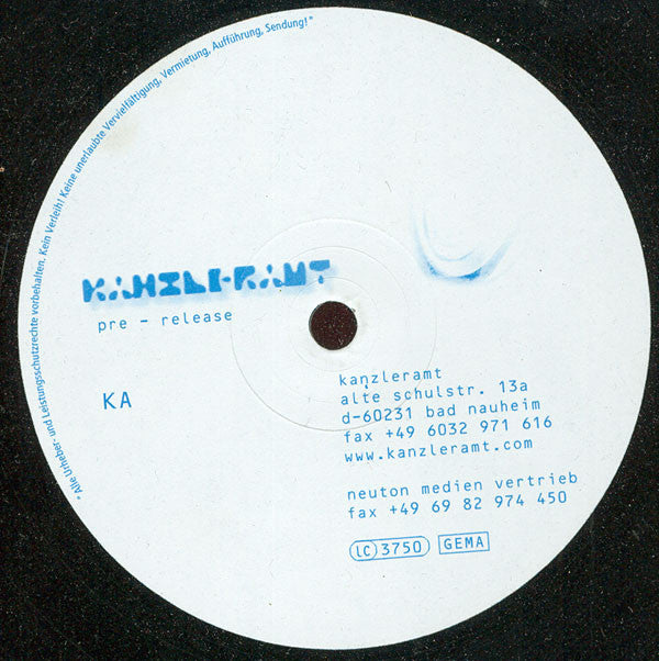 Various : Kanzleramt Five (2x12", Comp, Promo)