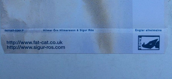 Hilmar Örn Hilmarsson & Sigur Rós : Angels Of The Universe (CD, Album, Promo)