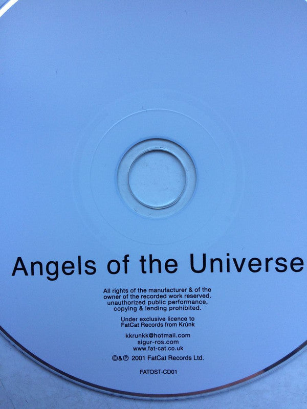 Hilmar Örn Hilmarsson & Sigur Rós : Angels Of The Universe (CD, Album, Promo)