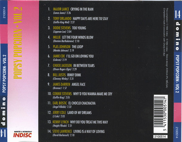 Various : Popsy Popcorn • Vol 2 (CD, Comp)