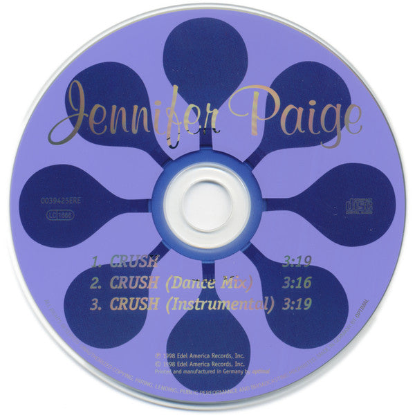 Jennifer Paige : Crush (CD, Maxi)