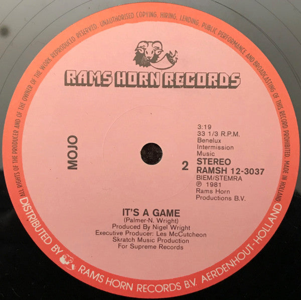 Mojo (12) : Dance On (12")