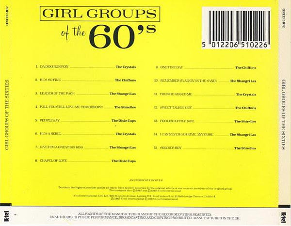Various : Girl Groups Of The 60's (CD, Comp)