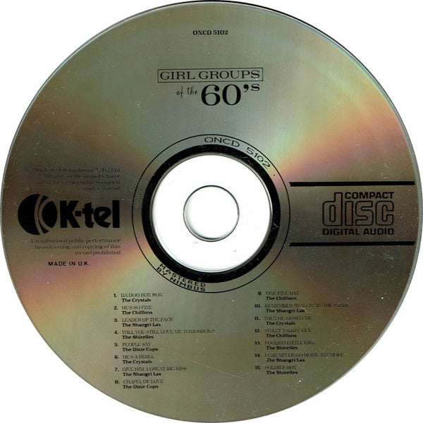 Various : Girl Groups Of The 60's (CD, Comp)