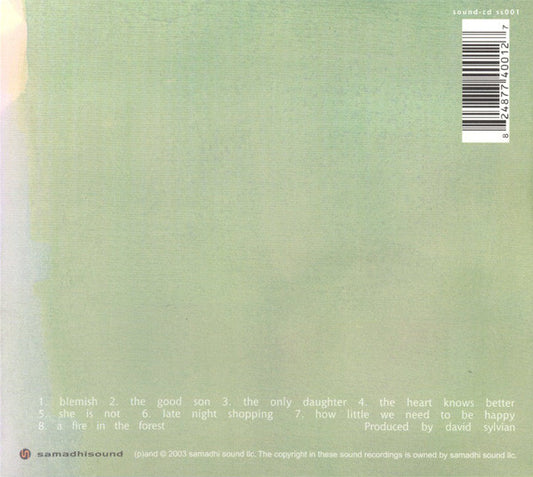 David Sylvian : Blemish (CD, Album, Dig)