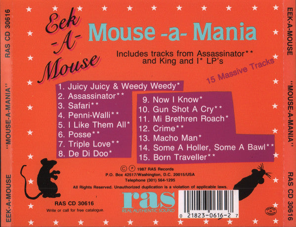 Eek-A-Mouse : Mouse-a-Mania (CD, Album, Comp, RE)