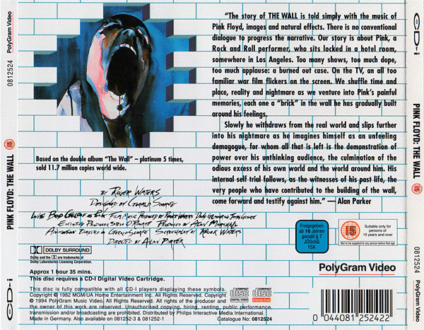 Pink Floyd : The Wall (2xVCD, RE)