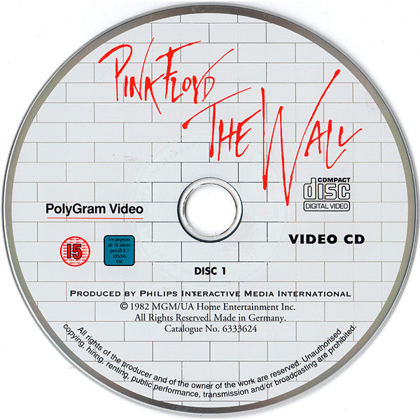 Pink Floyd : The Wall (2xVCD, RE)