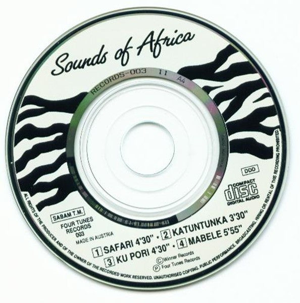 Toni Kaza & Dieudonné Kabongo : Sounds Of Africa (CD, Mini, MiniAlbum, Promo)