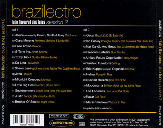 Various : Brazilectro: Latin Flavoured Club Tunes Session 2 (2xCD, Comp)