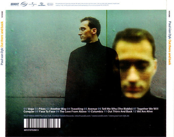 Paul van Dyk : Out There And Back (CD, Album, Mixed)