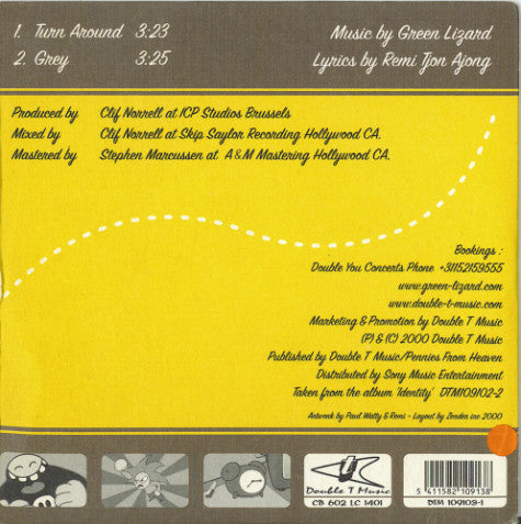 Green Lizard : Turn Around (CD, Single)