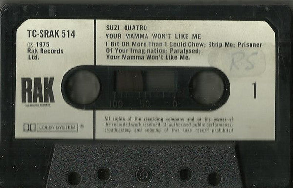 Suzi Quatro : Your Mamma Won't Like Me (Cass, Album, Bla)