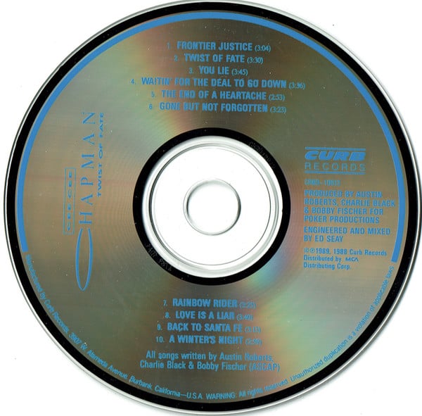 Cee Cee Chapman : Twist Of Fate (CD, Album)