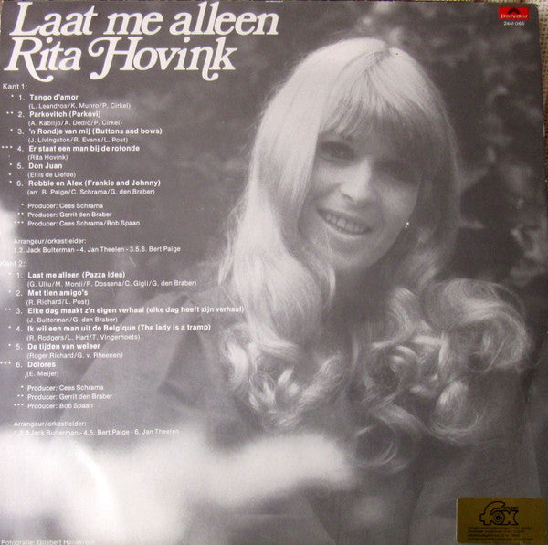 Rita Hovink : Laat Me Alleen (LP, Comp)