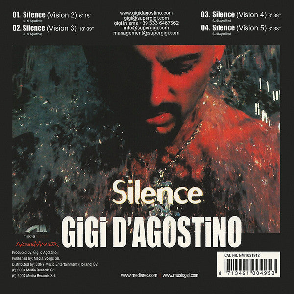 Gigi D'Agostino : Silence (CD, Single)