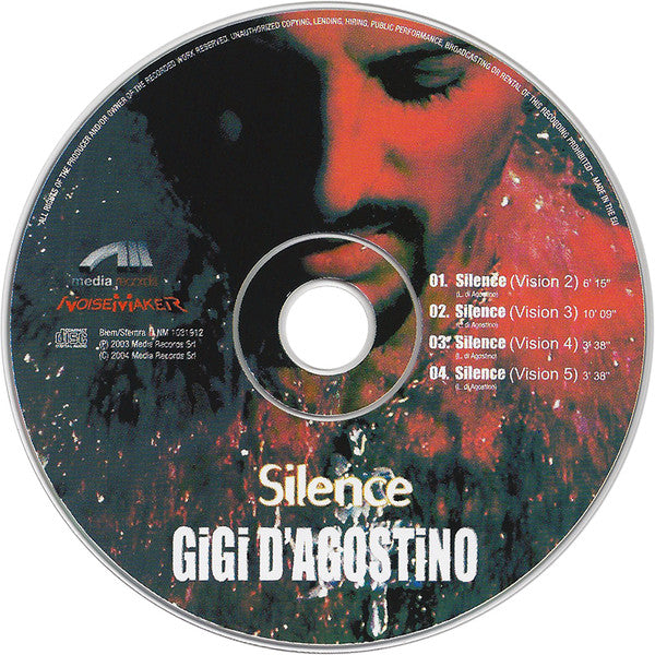Gigi D'Agostino : Silence (CD, Single)
