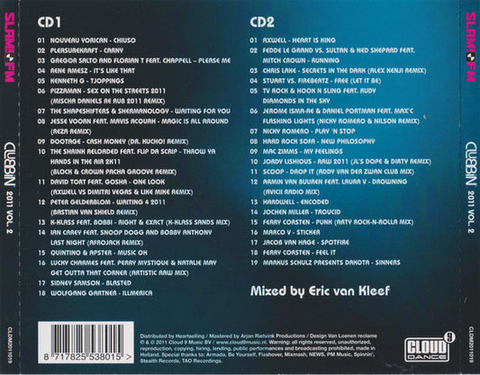 Various : Slam!Fm Presents Clubbin' 2011 Vol.2 (2xCD, Mixed)