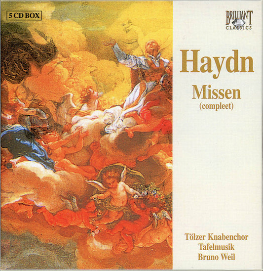 Joseph Haydn - Tölzer Knabenchor, Tafelmusik Baroque Orchestra, Bruno Weil : Missen (Compleet) (5xCD, Album + Box)